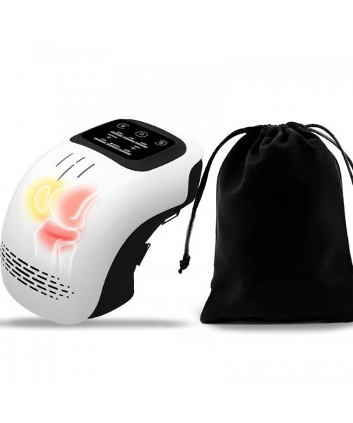 Knee Massager,Cordless Knee Massager and Vibration,Adjustable Temperature Knee Massager with Clear Visible LED Screen