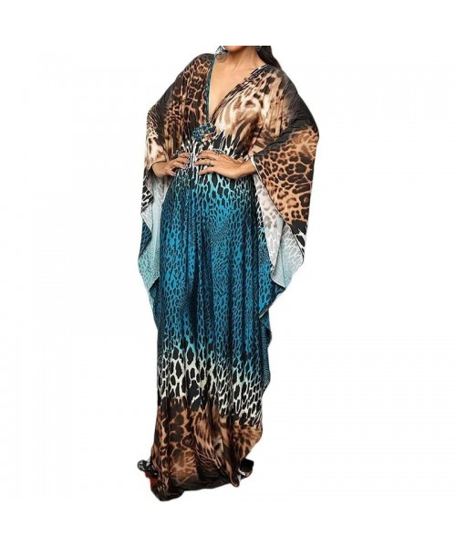 Women Ethnic Print Kaftan Dress ,All Over Print Sleeve TunicDress, Boho Casual V Neck 3/4 Sleeve TunicDress for Women, Women's Plus size Cover Up,Mrs. Roper Kaftan ,bubu,mumu,Casual Womenswear Women Ethnic Print Kaftan Dress ,All Over Print Sleeve TunicDress, Boho Casual V Neck 3/4 Sleeve TunicDress for Women, Women's Plus size Cover Up,Mrs. Roper Kaftan ,bubu,mumu,Casual Womenswear