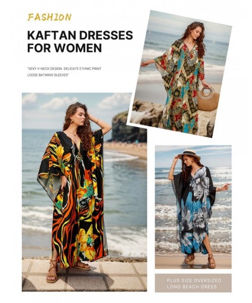 Women Ethnic Print Kaftan Dress ,All Over Print Sleeve TunicDress, Boho Casual V Neck 3/4 Sleeve TunicDress for Women, Women's Plus size Cover Up,Mrs. Roper Kaftan ,bubu,mumu,Casual Womenswear Women Ethnic Print Kaftan Dress ,All Over Print Sleeve TunicDress, Boho Casual V Neck 3/4 Sleeve TunicDress for Women, Women's Plus size Cover Up,Mrs. Roper Kaftan ,bubu,mumu,Casual Womenswear