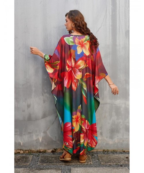 Women Ethnic Print Kaftan Dress ,All Over Print Sleeve TunicDress, Boho Casual V Neck 3/4 Sleeve TunicDress for Women, Women's Plus size Cover Up,Mrs. Roper Kaftan ,bubu,mumu,Casual Womenswear Women Ethnic Print Kaftan Dress ,All Over Print Sleeve TunicDress, Boho Casual V Neck 3/4 Sleeve TunicDress for Women, Women's Plus size Cover Up,Mrs. Roper Kaftan ,bubu,mumu,Casual Womenswear