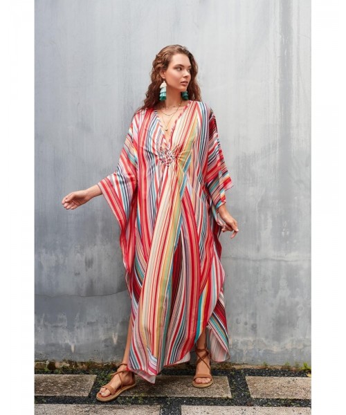 Women Ethnic Print Kaftan Dress ,All Over Print Sleeve TunicDress, Boho Casual V Neck 3/4 Sleeve TunicDress for Women, Women's Plus size Cover Up,Mrs. Roper Kaftan ,bubu,mumu,Casual Womenswear Women Ethnic Print Kaftan Dress ,All Over Print Sleeve TunicDress, Boho Casual V Neck 3/4 Sleeve TunicDress for Women, Women's Plus size Cover Up,Mrs. Roper Kaftan ,bubu,mumu,Casual Womenswear