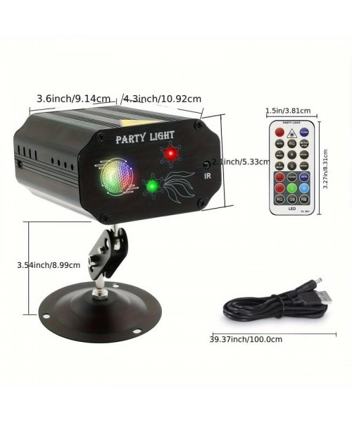 USB Powered Party LED Lights, DJ Disco LED Light with Remote Control, Strobe Stage Lamp, Cozy Lighting, Night Light for Parties Bar Birthday Wedding Holiday Event Live Show Decorations Lights, House Accessories Furniture for Barracks Room Transformation USB Powered Party LED Lights, DJ Disco LED Light with Remote Control, Strobe Stage Lamp, Cozy Lighting, Night Light for Parties Bar Birthday Wedding Holiday Event Live Show Decorations Lights, House Accessories Furniture for Barracks Room Transformation