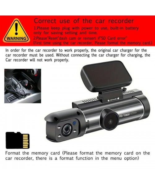 3.16 Inch Screen Car Dash Cam with 32G Card for Summer, 1080P HD Car Dash Cam, Front & Inside Dual Recording Car DVR, Dash Camera for Car, Full HD Car Recorder with IR Night Vision & Loop Recording, Car Video Surveillance Tool, Car Accessories 3.16 Inch Screen Car Dash Cam with 32G Card for Summer, 1080P HD Car Dash Cam, Front & Inside Dual Recording Car DVR, Dash Camera for Car, Full HD Car Recorder with IR Night Vision & Loop Recording, Car Video Surveillance Tool, Car Accessories