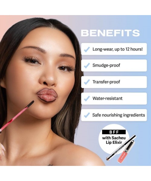 LIP LINER STAY-N - Peel-Off Lip Liner Stain - Lasts All Day & Night Eyeliner Lipliner LIP LINER STAY-N - Peel-Off Lip Liner Stain - Lasts All Day & Night Eyeliner Lipliner