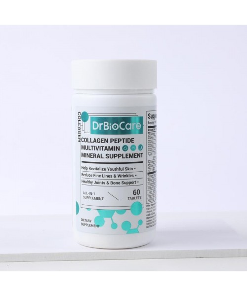 【HOT SALE】DrBioCare Collagen Peptide，Vitamin & Mineral, Contains Vitamin d3, Vitamin C, Probiotics,Vitamin E, Vitamin b & Multivitamin