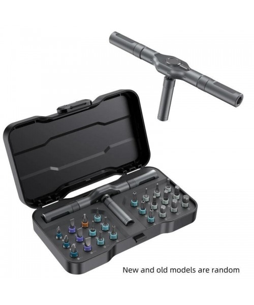 24 in 1 Magnetic Screwdriver Set, MultifunctionalScrewdriver Tools Set with Detachable T-shapedRatchet Handle,Household Maintenance ToolBox Set, Tools for Mechanics 24 in 1 Magnetic Screwdriver Set, MultifunctionalScrewdriver Tools Set with Detachable T-shapedRatchet Handle,Household Maintenance ToolBox Set, Tools for Mechanics