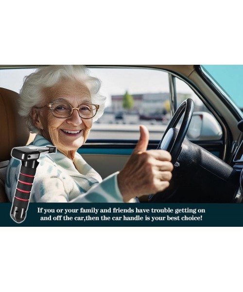 Car Door Handle for Elderly Senior Kit 3-in-1 Car Handle Assist Firm Grip to Multifunction Handle Car Door and Handicapped Help Sit in Back Seat Car Door Handle for Elderly Senior Kit 3-in-1 Car Handle Assist Firm Grip to Multifunction Handle Car Door and Handicapped Help Sit in Back Seat