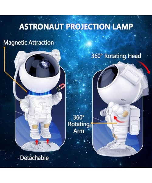 Astronaut Galaxy Projector - Star Projector, Remote Control Spaceman Night Light with Timer, for Gaming Room, Gift for Kids Adults for Bedroom, Christmas, Birthdays, Valentine's Day blackfridaydeals Astronaut Galaxy Projector - Star Projector, Remote Control Spaceman Night Light with Timer, for Gaming Room, Gift for Kids Adults for Bedroom, Christmas, Birthdays, Valentine's Day blackfridaydeals