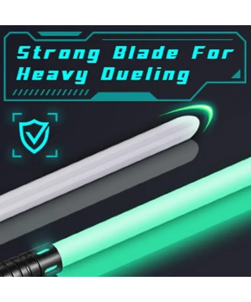 Christmas Gifts, Advent Calendar 2024, 2 In 1 Double Bladed Lightsaber, Lamp Saber, 2 Counts RGB Color Changing LED Lights Saber, Rechargeable Toys Lightsaber for Glow In The Dark Party