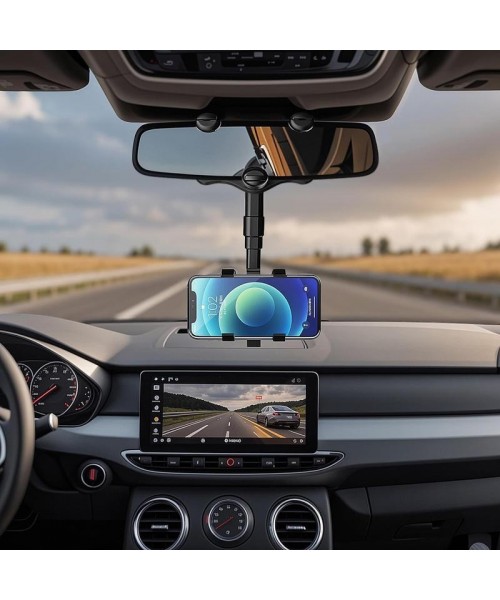360 Degree Car Phone Holder Rearview Mirror, 2024 New Multifunctional Car Navigation Bracket, 360 Degree Rotatable and Retractable Car Phone Holder, Universal Multifunctional Mobile Phone Holder, Car Accessories 360 Degree Car Phone Holder Rearview Mirror, 2024 New Multifunctional Car Navigation Bracket, 360 Degree Rotatable and Retractable Car Phone Holder, Universal Multifunctional Mobile Phone Holder, Car Accessories