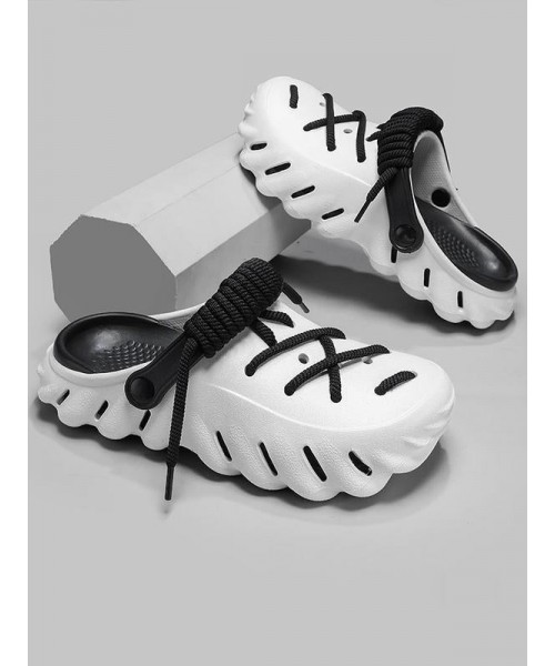 Men's Casual Hollow Out Design Clogs, 2024 New Style Comfortable Breathable Clogs for Men Student, Fashionable Shoes for Summer Beach Vacation Men's Casual Hollow Out Design Clogs, 2024 New Style Comfortable Breathable Clogs for Men Student, Fashionable Shoes for Summer Beach Vacation