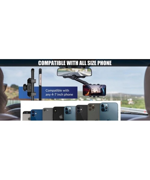 360 Degree Car Phone Holder Rearview Mirror, 2024 New Multifunctional Car Navigation Bracket, 360 Degree Rotatable and Retractable Car Phone Holder, Universal Multifunctional Mobile Phone Holder, Car Accessories 360 Degree Car Phone Holder Rearview Mirror, 2024 New Multifunctional Car Navigation Bracket, 360 Degree Rotatable and Retractable Car Phone Holder, Universal Multifunctional Mobile Phone Holder, Car Accessories