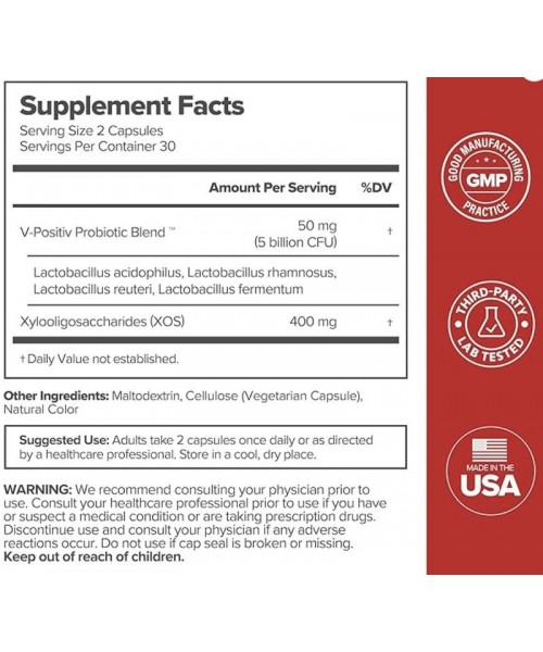 Women's Probiotics - 60 Count (Pack of 1) - Probiotics for Women pH Balance with Prebiotics & Lactobacillus Probiotic Blend