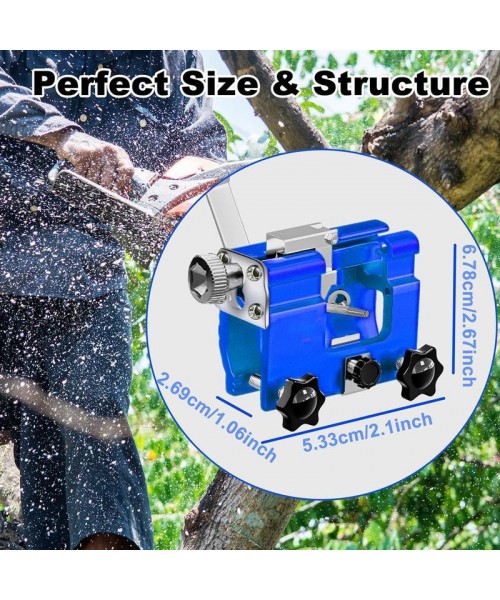 Multipurpose Portable Chain Saw Blade Sharpener for Fall Gift, 1 Set Manual Chainsaw Blade Sharpener, Practical Chain Saw Accessories for Home Garden, Power Tools Accessories, Back to School Gifts Multipurpose Portable Chain Saw Blade Sharpener for Fall Gift, 1 Set Manual Chainsaw Blade Sharpener, Practical Chain Saw Accessories for Home Garden, Power Tools Accessories, Back to School Gifts