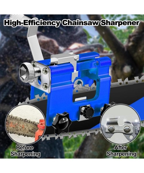 Multipurpose Portable Chain Saw Blade Sharpener for Fall Gift, 1 Set Manual Chainsaw Blade Sharpener, Practical Chain Saw Accessories for Home Garden, Power Tools Accessories, Back to School Gifts Multipurpose Portable Chain Saw Blade Sharpener for Fall Gift, 1 Set Manual Chainsaw Blade Sharpener, Practical Chain Saw Accessories for Home Garden, Power Tools Accessories, Back to School Gifts