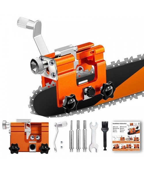 Multipurpose Portable Chain Saw Blade Sharpener for Fall Gift, 1 Set Manual Chainsaw Blade Sharpener, Practical Chain Saw Accessories for Home Garden, Power Tools Accessories, Back to School Gifts Multipurpose Portable Chain Saw Blade Sharpener for Fall Gift, 1 Set Manual Chainsaw Blade Sharpener, Practical Chain Saw Accessories for Home Garden, Power Tools Accessories, Back to School Gifts