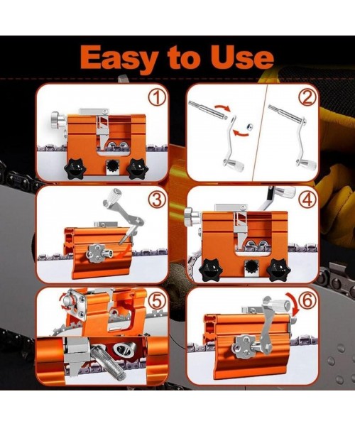 Multipurpose Portable Chain Saw Blade Sharpener for Fall Gift, 1 Set Manual Chainsaw Blade Sharpener, Practical Chain Saw Accessories for Home Garden, Power Tools Accessories, Back to School Gifts Multipurpose Portable Chain Saw Blade Sharpener for Fall Gift, 1 Set Manual Chainsaw Blade Sharpener, Practical Chain Saw Accessories for Home Garden, Power Tools Accessories, Back to School Gifts