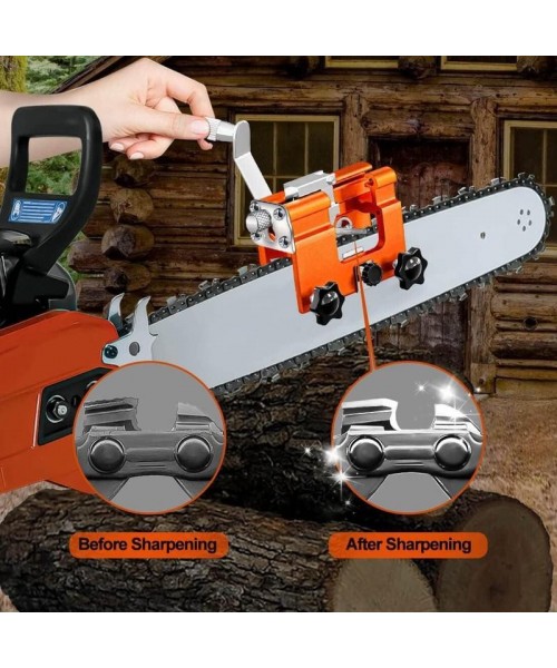 Multipurpose Portable Chain Saw Blade Sharpener for Fall Gift, 1 Set Manual Chainsaw Blade Sharpener, Practical Chain Saw Accessories for Home Garden, Power Tools Accessories, Back to School Gifts Multipurpose Portable Chain Saw Blade Sharpener for Fall Gift, 1 Set Manual Chainsaw Blade Sharpener, Practical Chain Saw Accessories for Home Garden, Power Tools Accessories, Back to School Gifts