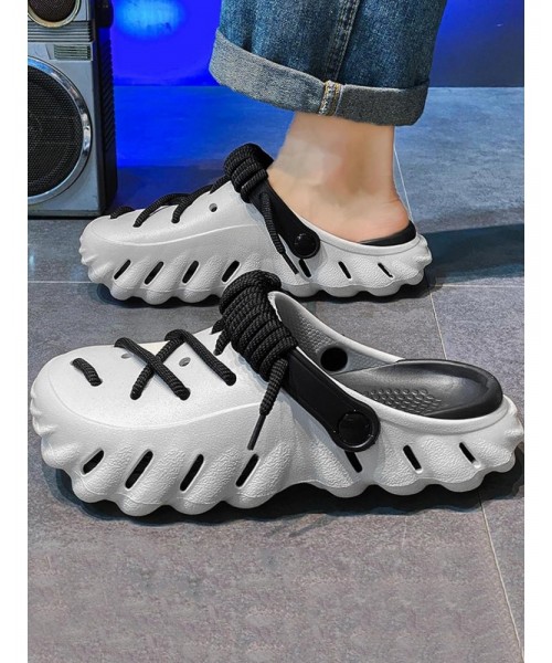 Men's Casual Hollow Out Design Clogs, 2024 New Style Comfortable Breathable Clogs for Men Student, Fashionable Shoes for Summer Beach Vacation Men's Casual Hollow Out Design Clogs, 2024 New Style Comfortable Breathable Clogs for Men Student, Fashionable Shoes for Summer Beach Vacation