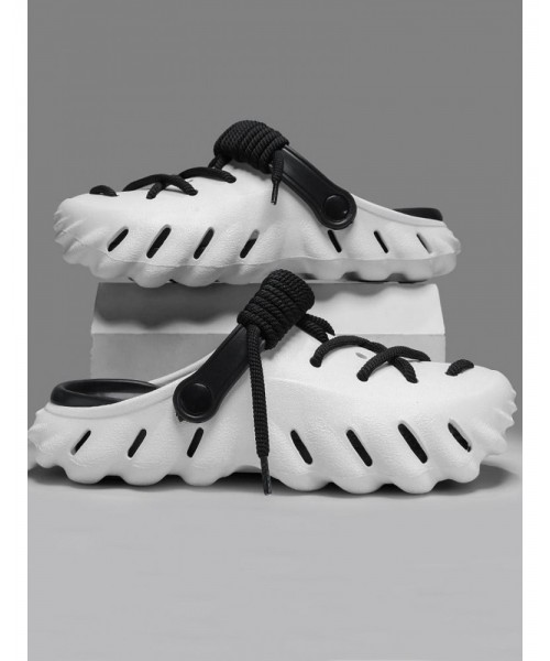 Men's Casual Hollow Out Design Clogs, 2024 New Style Comfortable Breathable Clogs for Men Student, Fashionable Shoes for Summer Beach Vacation Men's Casual Hollow Out Design Clogs, 2024 New Style Comfortable Breathable Clogs for Men Student, Fashionable Shoes for Summer Beach Vacation
