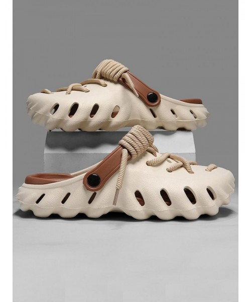 Men's Casual Hollow Out Design Clogs, 2024 New Style Comfortable Breathable Clogs for Men Student, Fashionable Shoes for Summer Beach Vacation Men's Casual Hollow Out Design Clogs, 2024 New Style Comfortable Breathable Clogs for Men Student, Fashionable Shoes for Summer Beach Vacation