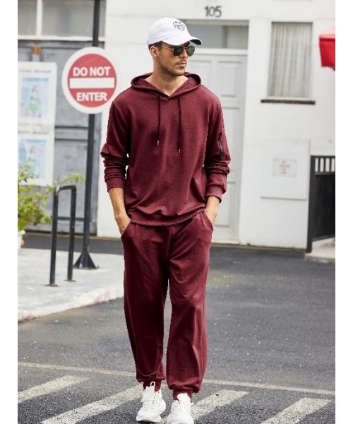 Men's Tracksuit 2 Pack Hooded Athletic Sweatsuits Casual Running Jogging Sport Suit Sets Classic Menswear Cotton Elastic Men's Tracksuit 2 Pack Hooded Athletic Sweatsuits Casual Running Jogging Sport Suit Sets Classic Menswear Cotton Elastic