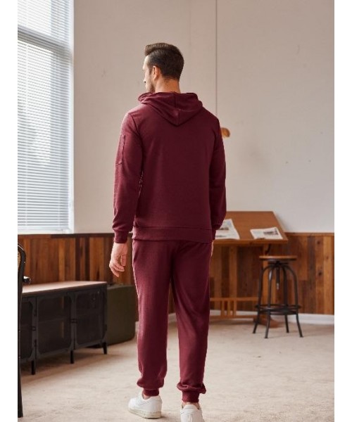 Men's Tracksuit 2 Pack Hooded Athletic Sweatsuits Casual Running Jogging Sport Suit Sets Classic Menswear Cotton Elastic Men's Tracksuit 2 Pack Hooded Athletic Sweatsuits Casual Running Jogging Sport Suit Sets Classic Menswear Cotton Elastic