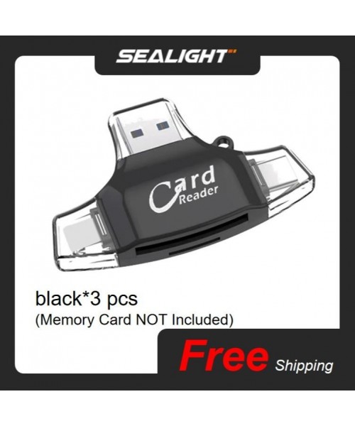 Multi-Port 4 in 1 Universal SD/TF Card/USB C/Memory Card Reader, Type C Camera Adapter Multi-Port 4 in 1 Universal SD/TF Card/USB C/Memory Card Reader, Type C Camera Adapter