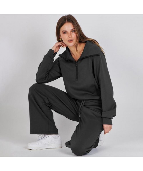 Women 2 Piece Outfits Sweatsuit Oversized Sweatshirt Sweatpants Tracksuit Sweat Lounge Matching Set 2024 Fall Trendy Women 2 Piece Outfits Sweatsuit Oversized Sweatshirt Sweatpants Tracksuit Sweat Lounge Matching Set 2024 Fall Trendy
