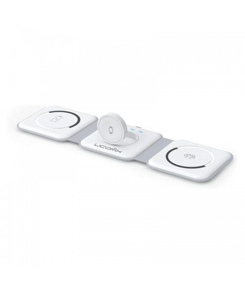 Nano 3 in 1 Wireless Charger for iPhone, Not suitable for Android, Magnetic Foldable 3 in 1 Charging Station, Travel Charger for Multple Devices for iPhone 16/15/14/13/12, for AirPods 4/3/Pro, for iWatch, Christmas Gifts Nano 3 in 1 Wireless Charger for iPhone, Not suitable for Android, Magnetic Foldable 3 in 1 Charging Station, Travel Charger for Multple Devices for iPhone 16/15/14/13/12, for AirPods 4/3/Pro, for iWatch, Christmas Gifts