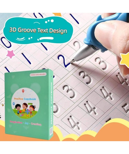 Reusable Magic Writing Practice Copybook, 5 Counts Handwriting Practice Book with 10 Pen Refill & 2 Pen, Suitable for Kindergarten School Students, School-starting Stationery Set, Fall Decor, Men Gifts, Christmas Gift Reusable Magic Writing Practice Copybook, 5 Counts Handwriting Practice Book with 10 Pen Refill & 2 Pen, Suitable for Kindergarten School Students, School-starting Stationery Set, Fall Decor, Men Gifts, Christmas Gift