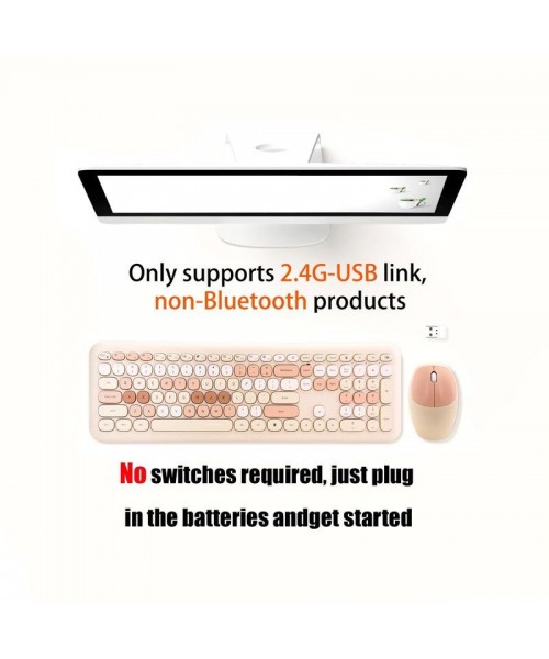 Silent USB Wireless Keyboard & Mouse Combo, Quiet Design Keyboard & Mouse Set for Distraction, Free Typing, Effortless Plug & Play, Gaming Accessories for PC, Gaming Keyboard & Mouse Set for Fall Silent USB Wireless Keyboard & Mouse Combo, Quiet Design Keyboard & Mouse Set for Distraction, Free Typing, Effortless Plug & Play, Gaming Accessories for PC, Gaming Keyboard & Mouse Set for Fall