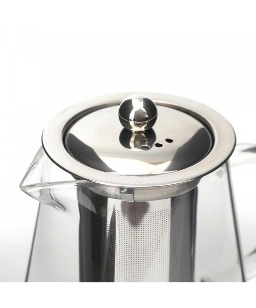 Glass Tea Pot with Removable Stainless Steel Filter & Handle, Clear Square Tea Pot & Tea Cup Set, Tea Making Tool for Home Office Use, Home Accessories, Kitchen Accessories Glass Tea Pot with Removable Stainless Steel Filter & Handle, Clear Square Tea Pot & Tea Cup Set, Tea Making Tool for Home Office Use, Home Accessories, Kitchen Accessories