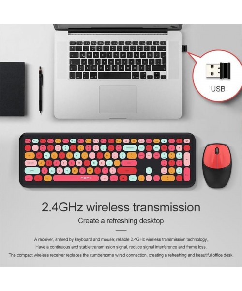 Silent USB Wireless Keyboard & Mouse Combo, Quiet Design Keyboard & Mouse Set for Distraction, Free Typing, Effortless Plug & Play, Gaming Accessories for PC, Gaming Keyboard & Mouse Set for Fall Silent USB Wireless Keyboard & Mouse Combo, Quiet Design Keyboard & Mouse Set for Distraction, Free Typing, Effortless Plug & Play, Gaming Accessories for PC, Gaming Keyboard & Mouse Set for Fall