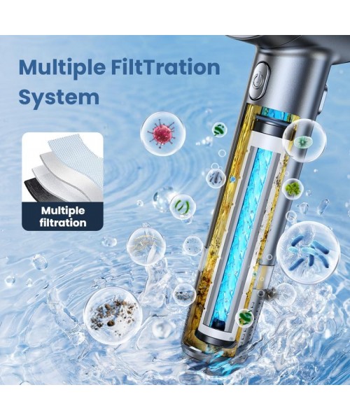 Handheld Filter Booster Shower Head, 4 Spray Modes, Hard Water Powerful Cleaning, Bathroom Shower Set Handheld Filter Booster Shower Head, 4 Spray Modes, Hard Water Powerful Cleaning, Bathroom Shower Set