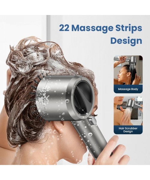 Handheld Filter Booster Shower Head, 4 Spray Modes, Hard Water Powerful Cleaning, Bathroom Shower Set Handheld Filter Booster Shower Head, 4 Spray Modes, Hard Water Powerful Cleaning, Bathroom Shower Set