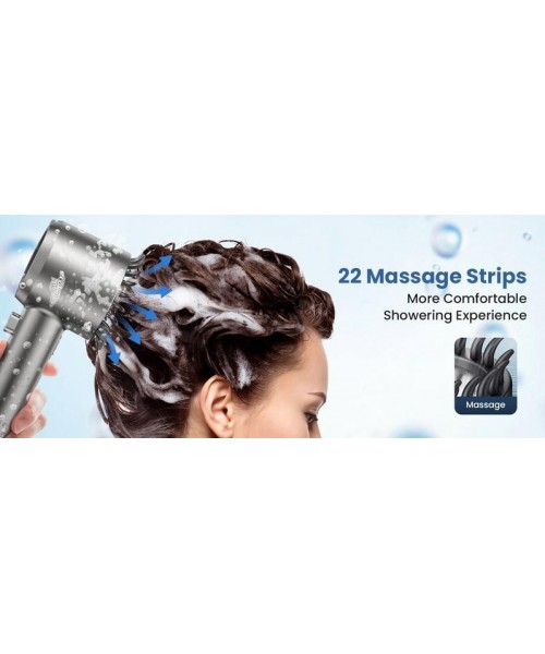 Handheld Filter Booster Shower Head, 4 Spray Modes, Hard Water Powerful Cleaning, Bathroom Shower Set Handheld Filter Booster Shower Head, 4 Spray Modes, Hard Water Powerful Cleaning, Bathroom Shower Set