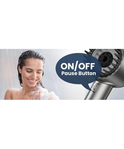 Handheld Filter Booster Shower Head, 4 Spray Modes, Hard Water Powerful Cleaning, Bathroom Shower Set Handheld Filter Booster Shower Head, 4 Spray Modes, Hard Water Powerful Cleaning, Bathroom Shower Set