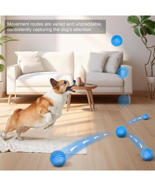 Electric Rolling Pet Toy Ball - USB Rechargeable, Self-Rotating Fun for Dogs and Cats, TPR Soft Gel, Safe Chew Material, Ideal Summer Gift interactive dogtoys Electric Rolling Pet Toy Ball - USB Rechargeable, Self-Rotating Fun for Dogs and Cats, TPR Soft Gel, Safe Chew Material, Ideal Summer Gift interactive dogtoys