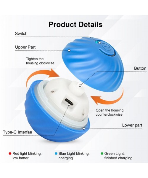 Electric Rolling Pet Toy Ball - USB Rechargeable, Self-Rotating Fun for Dogs and Cats, TPR Soft Gel, Safe Chew Material, Ideal Summer Gift interactive dogtoys Electric Rolling Pet Toy Ball - USB Rechargeable, Self-Rotating Fun for Dogs and Cats, TPR Soft Gel, Safe Chew Material, Ideal Summer Gift interactive dogtoys