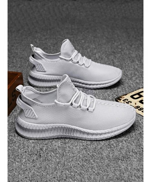Men's Plain Lace Up Sneakers, Fashion Hollow Out Design Sports Shoes, Breathable Non-slip Running Shoes for Daily Wear, Athletic Summer Training Shoes, Fall Outfits, Fall Freshness Fall Men's Plain Lace Up Sneakers, Fashion Hollow Out Design Sports Shoes, Breathable Non-slip Running Shoes for Daily Wear, Athletic Summer Training Shoes, Fall Outfits, Fall Freshness Fall