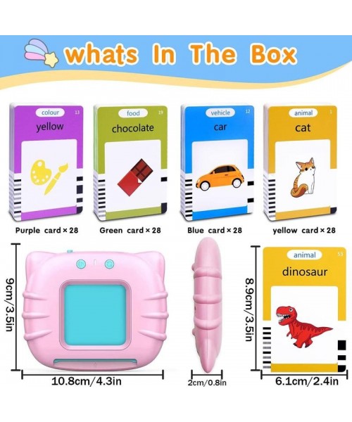 1 Piece Early Education Learning Device with 112pcs English Card, Flash Card Talking Toy 1 Piece Early Education Learning Device with 112pcs English Card, Flash Card Talking Toy