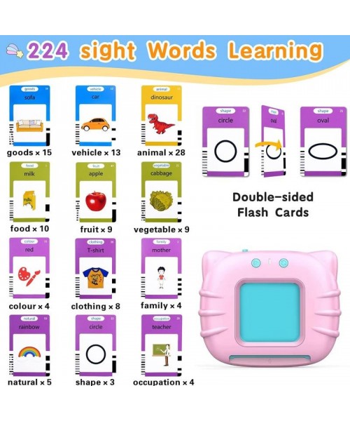 1 Piece Early Education Learning Device with 112pcs English Card, Flash Card Talking Toy 1 Piece Early Education Learning Device with 112pcs English Card, Flash Card Talking Toy