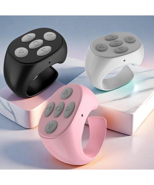 Wireless Remote Control Ring,&nbsp;Selfie Video Controller&nbsp;for Phone, Automatic Page Turner for Various APP, Mobile Remote Control, Selfie Accessories